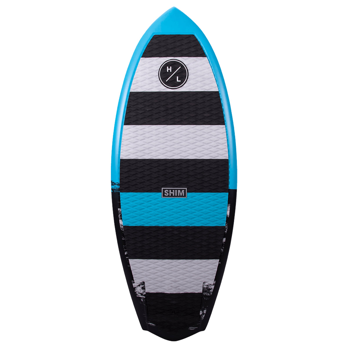 Hyperlite Shim Junior Fiberglass Wakesurfer Board for Kids, Blue (Open Box)