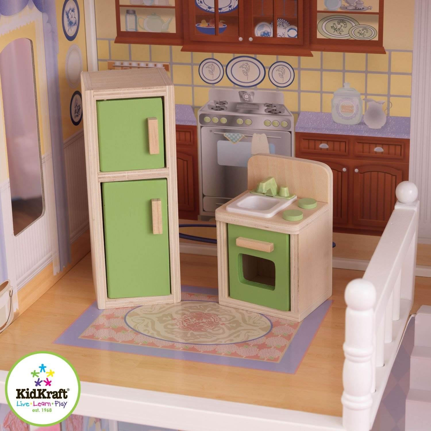 KidKraft Savannah Dollhouse Girls Play Wood Play Doll House | 65023 (OPEN BOX)