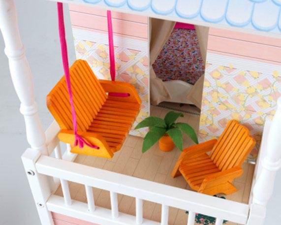 KidKraft Savannah Dollhouse Girls Play Wood Play Doll House | 65023 (OPEN BOX)