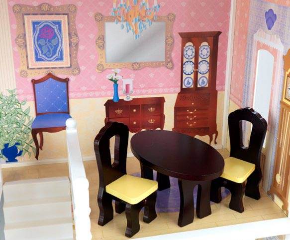 KidKraft Savannah Girls Pretend Play Wood Toy Dollhouse