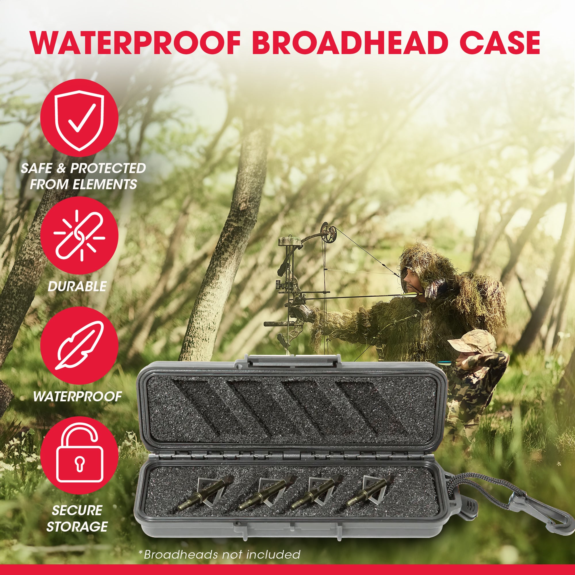 SKB Cases iSeries Hard Exterior Watertight Broadhead Arrow Case (Used) - VMInnovations