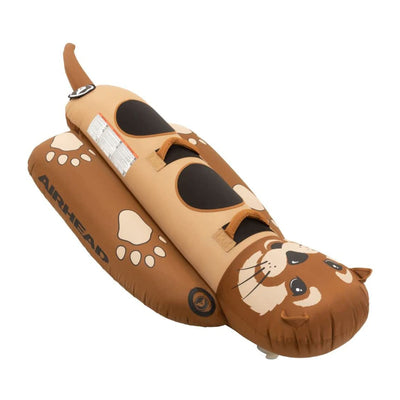 Airhead Towable Animal Otter Tube Float for 1 to 2 Riders for Boating & Swimming