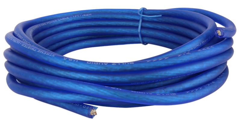 (2) BULLZ AUDIO 8 Gauge Amplifier Amp Installation Power Wiring Kits | EPAK8BL