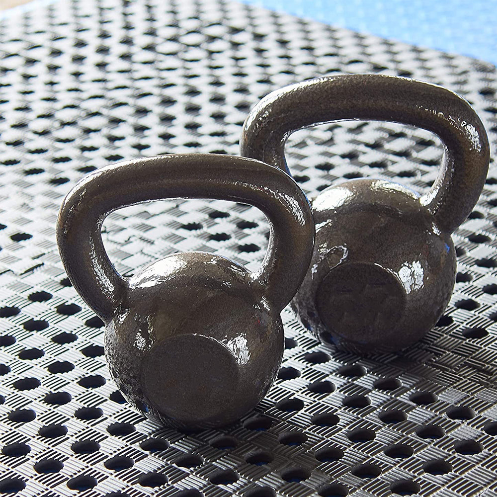 Everyday Essentials 25 Lb Exercise Strength Training Kettlebell Weight(Open Box) - VMInnovations