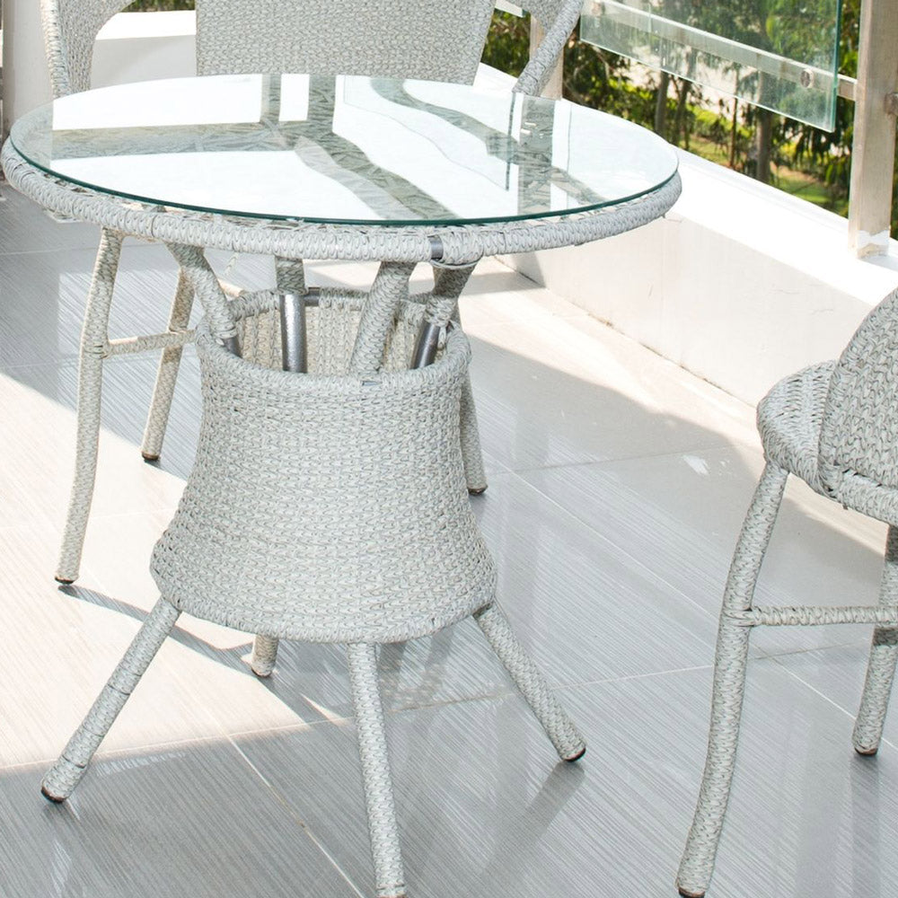 Dulles Glass 26 Inch Round Flat Polish Edge 1/4 Inch Glass Table Top (Open Box)