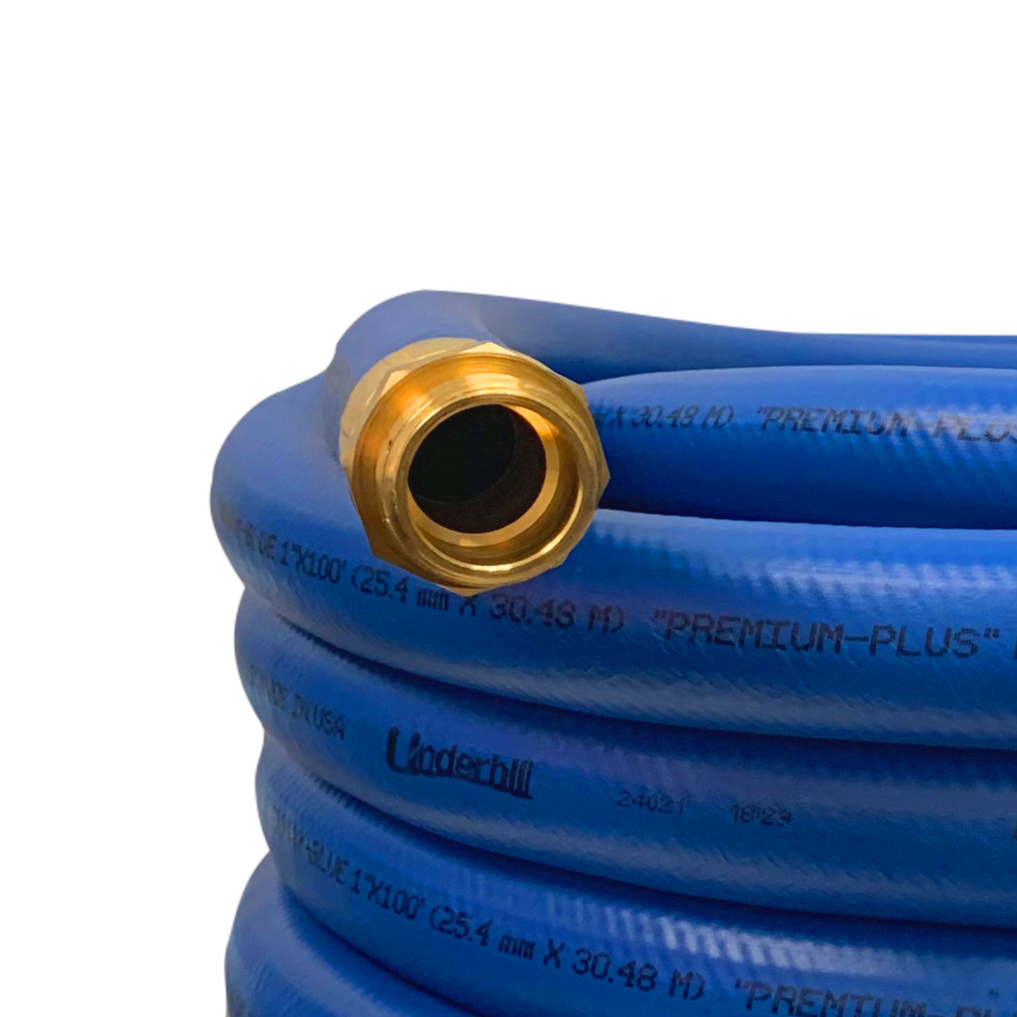 Underhill Blue Premium 1 Inch x 100 Foot Heavy Duty Garden Water Hose (Open Box) - VMInnovations