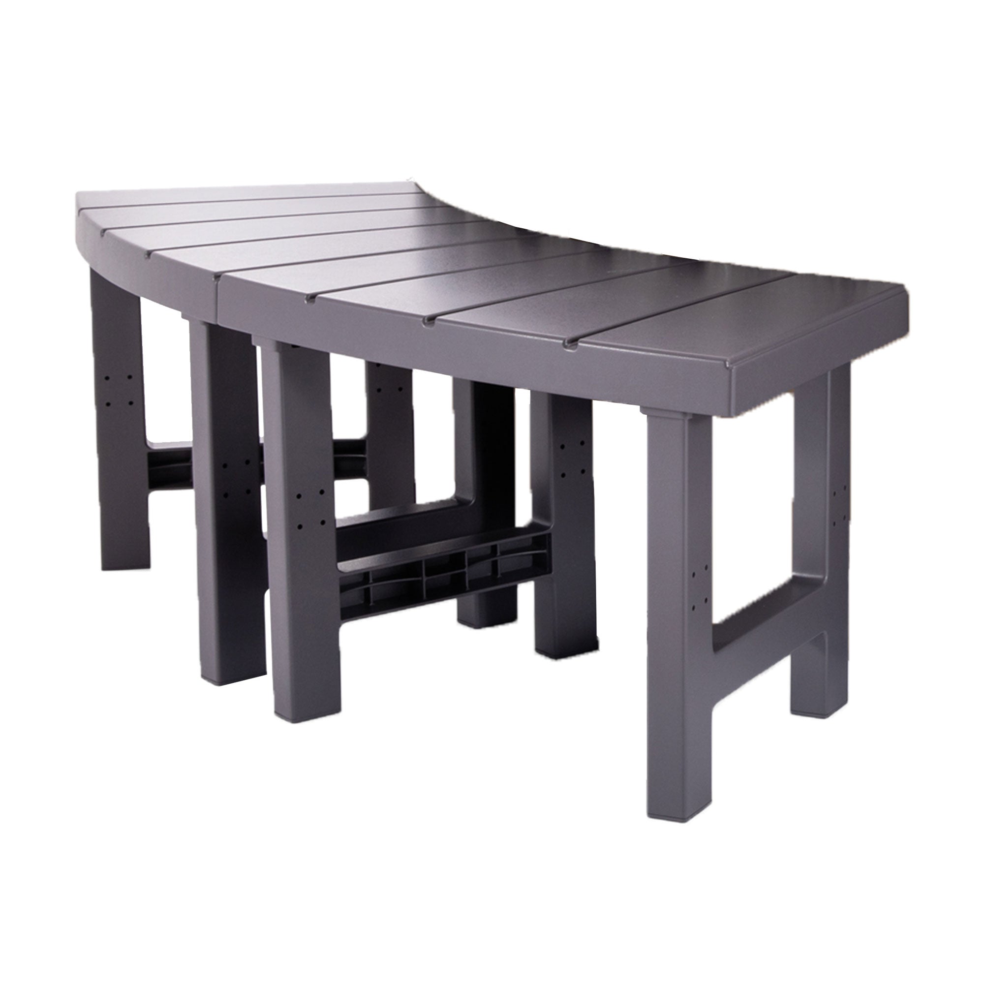 2 Medium PureSpa Accessories Benches, Compatible w/ 4 Person Spas (Used) - VMInnovations