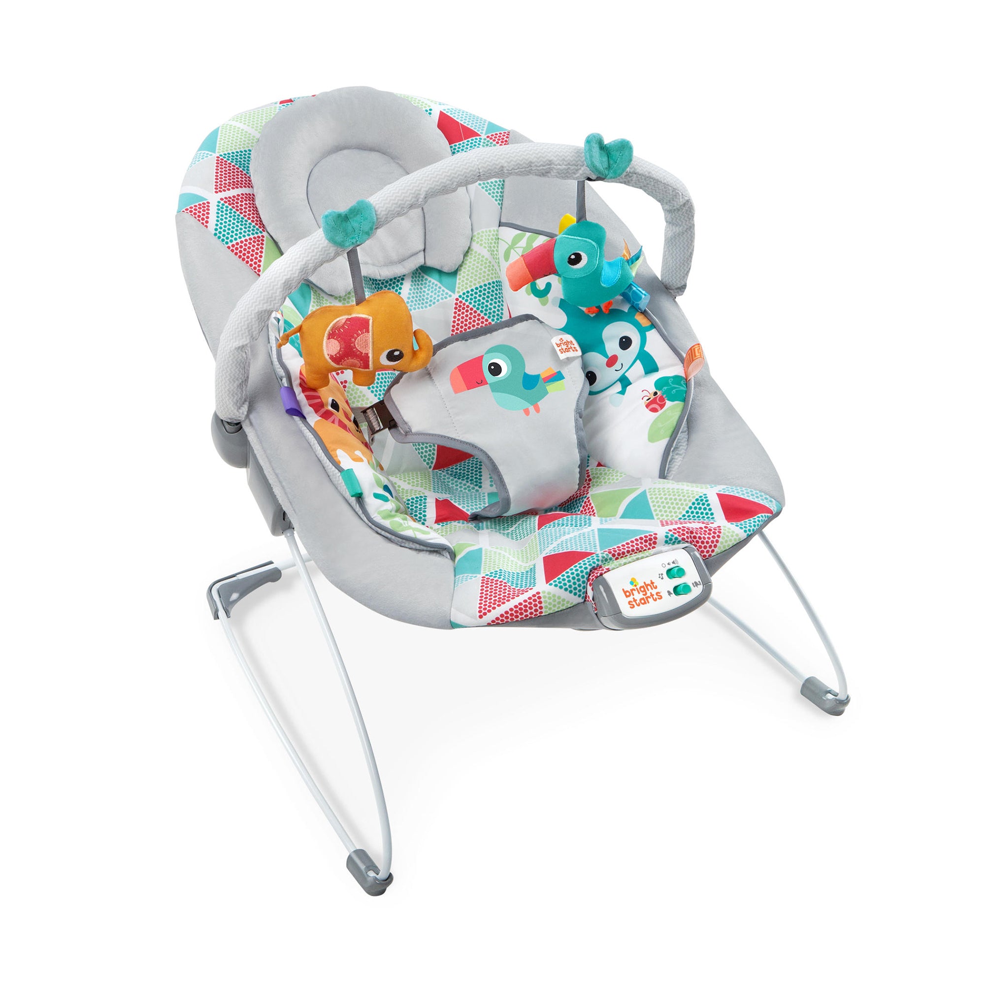Toucan Tango Baby Bouncer with Vibration and 7 Musical Melodies (Open Box) - VMInnovations