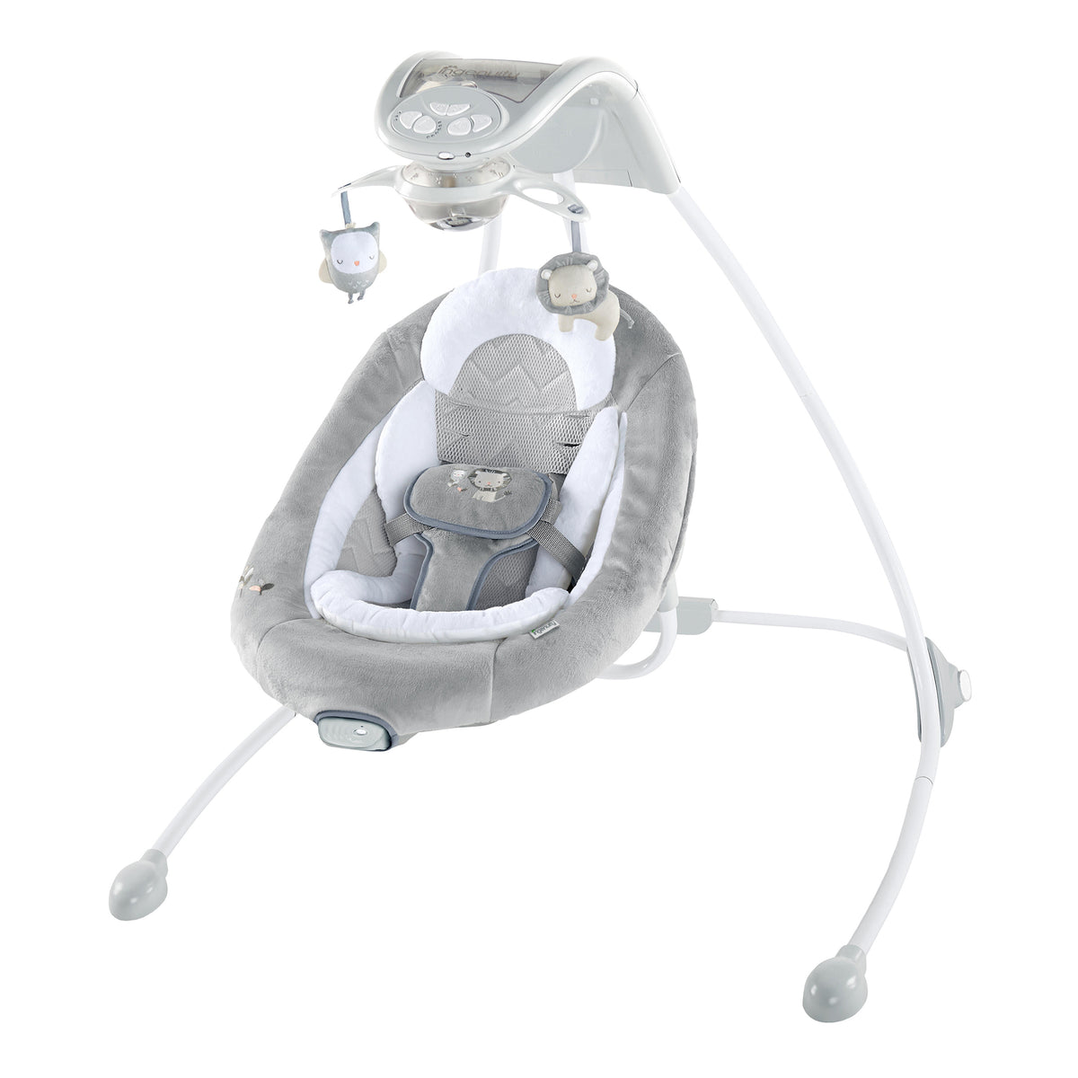 Ingenuity DreamComfort InLighten 6 Speed Baby Cradling Swing Music Chair, Braden - VMInnovations