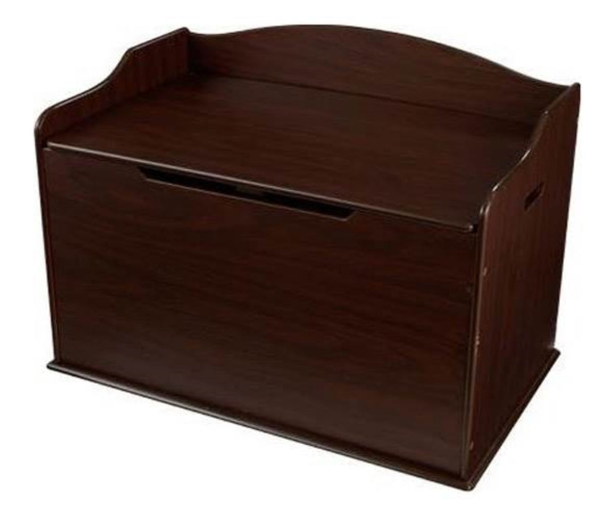 KidKraft Austin Wood Toy Box Chest and Children Bench, Espresso