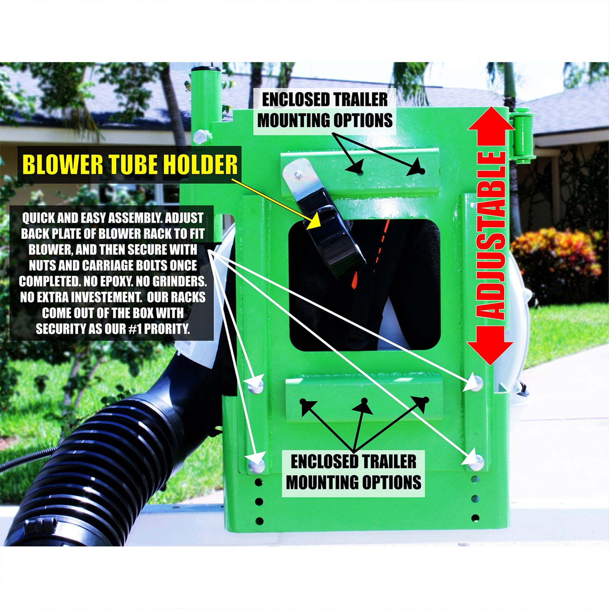 Green Touch Industries BPS100 Xtreme Pro Leaf Blower Rack V3.3 (Open Box)