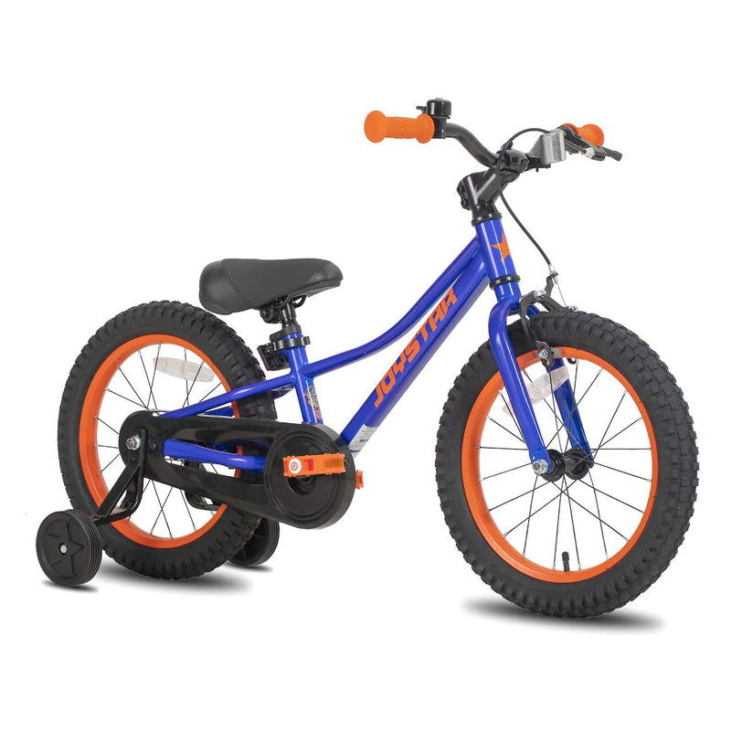 JOYSTAR NEO BMX Kids Bike for Boys Ages 7+ with Training Wheels, 20 Inch, Blue