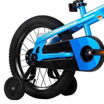Kids Bike for Boys & Girls Ages 4-7 w/ Training Wheels, 16", Blue (Open Box)
