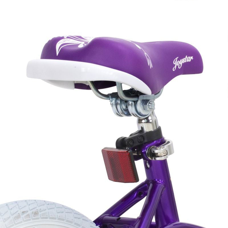Joystar Fairy 18" Bike with Training Wheels for Ages 5 to 9, Purple (Open Box)