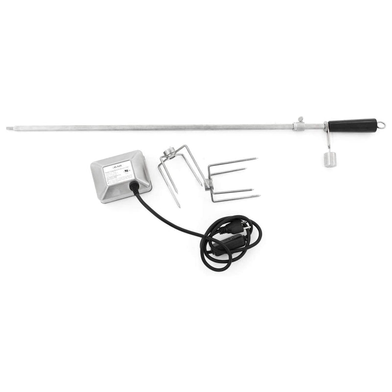 Blaze Grill Rotisserie Kit for 40" Gas Grill with Motor & Spit Rod (Open Box)