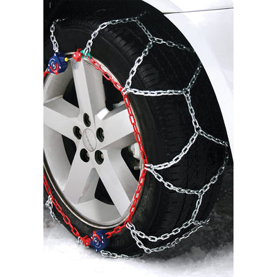 Peerless 0155305 Auto-Trac Passenger Tire Diamond Pattern Snow Chains, Set of 2
