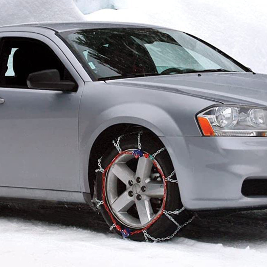 Peerless 0155005 Auto-Trac Passenger Tire Diamond Pattern Snow Chains, Set of 2 - VMInnovations