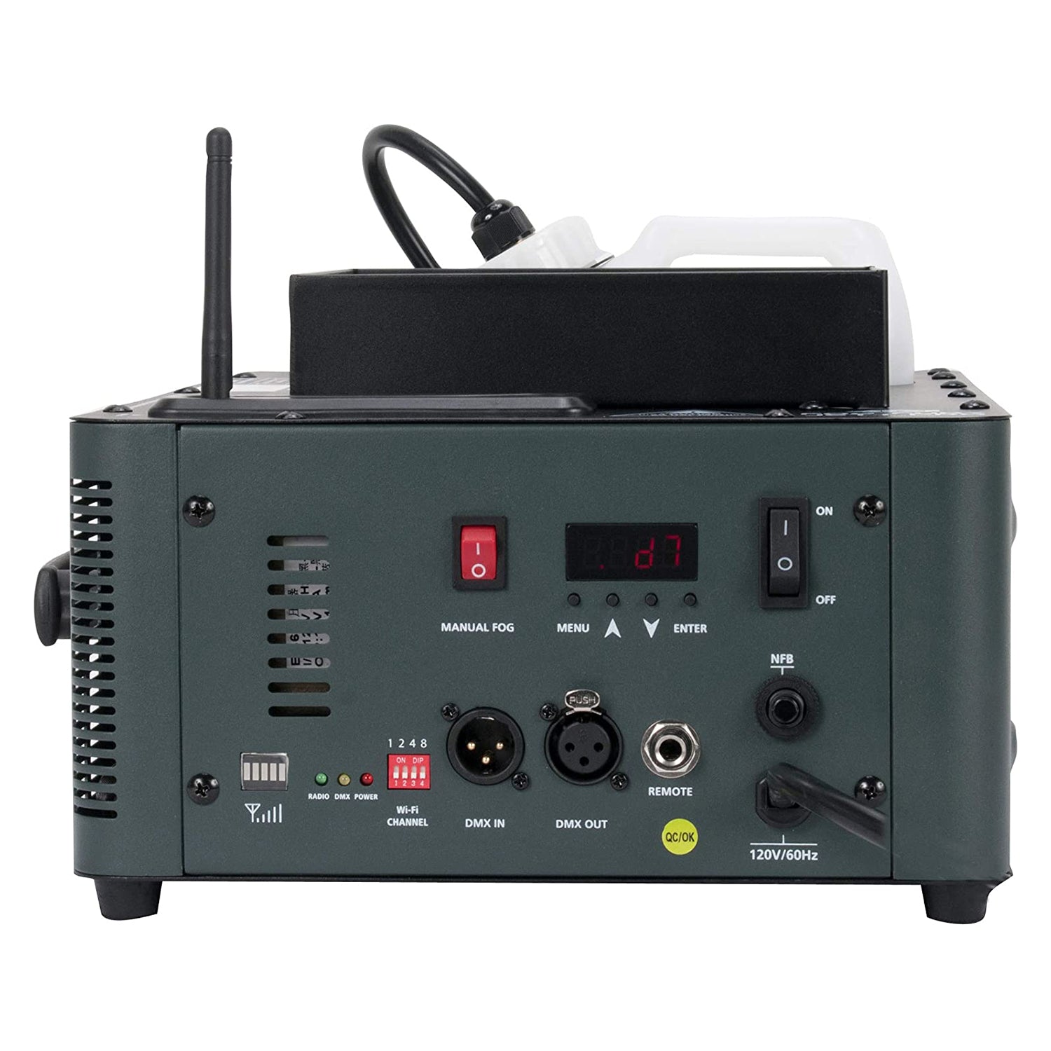 ADJ Products Fog Fury Jett Pro Multi Positional Smoke and LED Lights Machine - VMInnovations