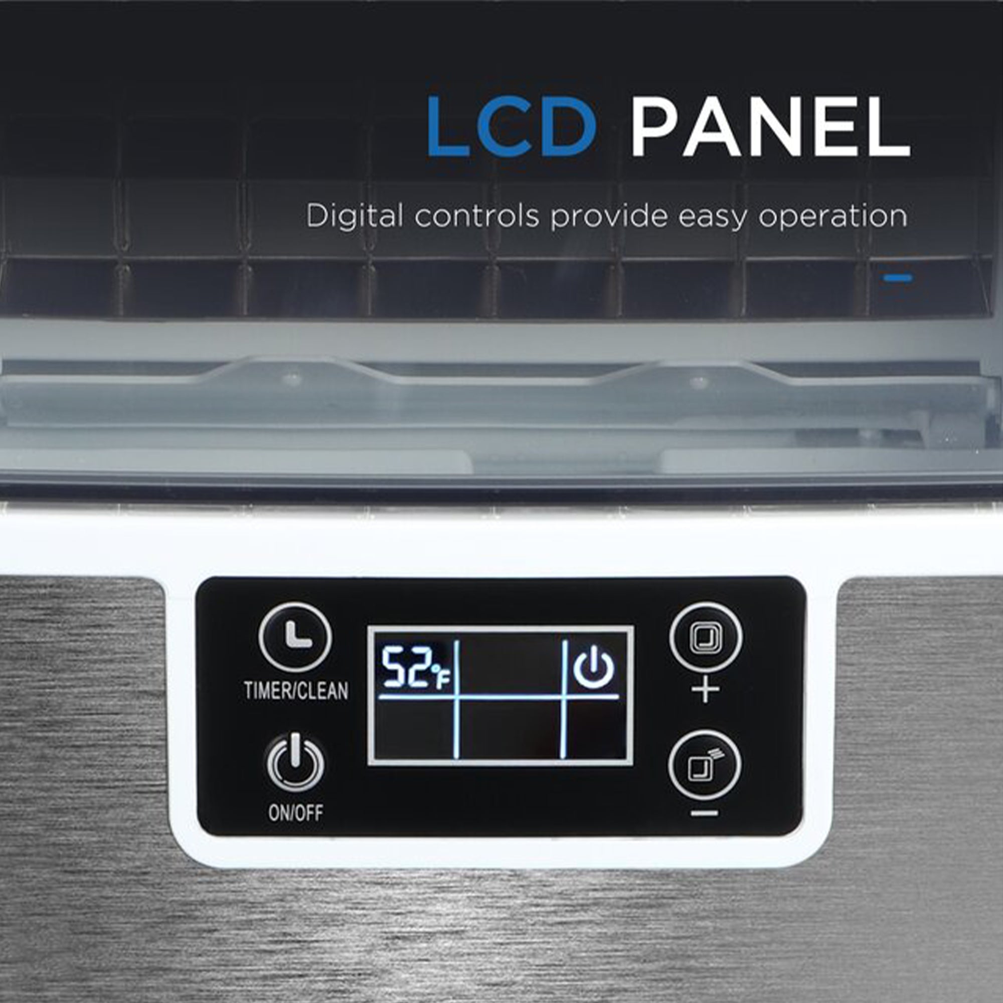 WANDOR 44 Pound 1 Gallon Countertop Self Cleaning Ice Maker w/ Ice Scoop (Used) - VMInnovations