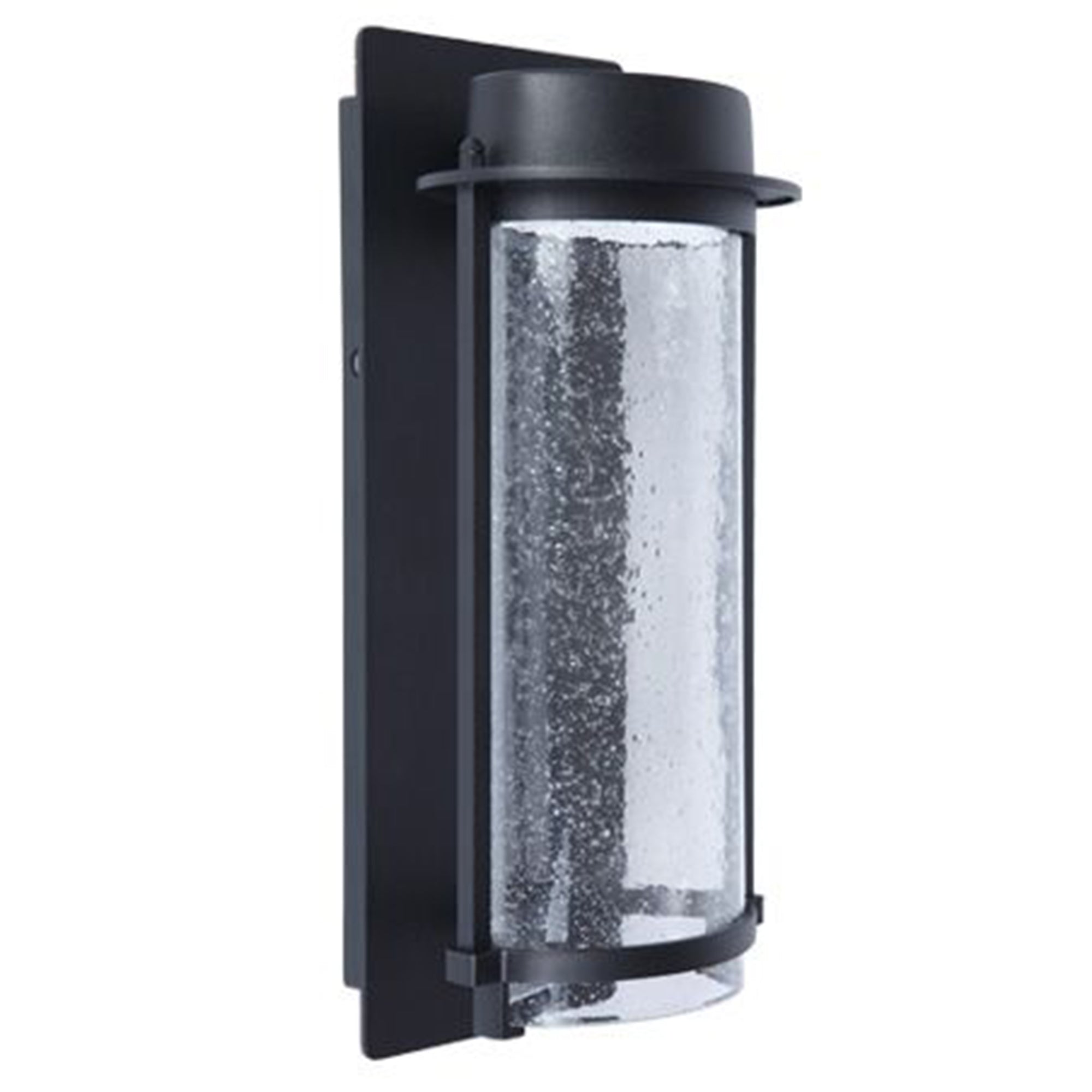 Lutec Aquarius LED 600 Lumen Modern Porch Wall Lamp w/ Seeded Glass (Open Box) - VMInnovations