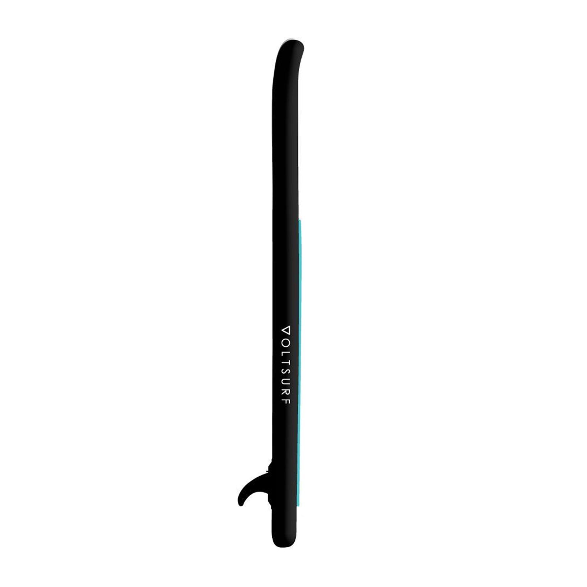 VoltSurf 10 Foot Class Act Inflatable SUP Stand Up Paddle Board Kit, Black Rail - VMInnovations