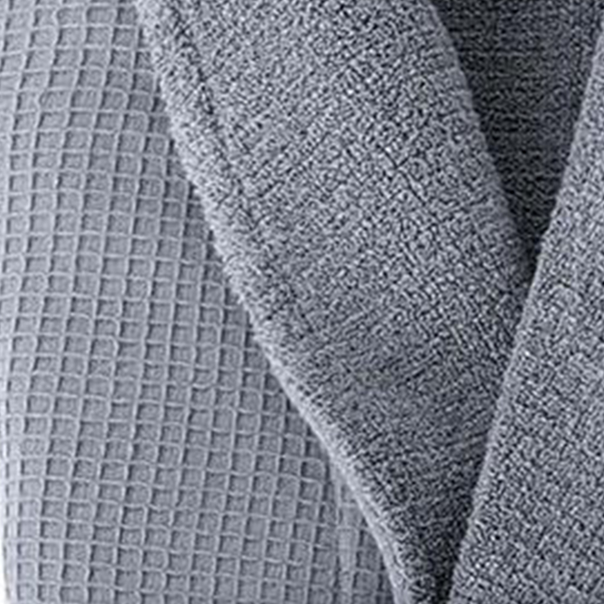 Grund Ocean Isle 100 Percent Organic Turkish Cotton Bathrobe, Large, Slate Gray - VMInnovations
