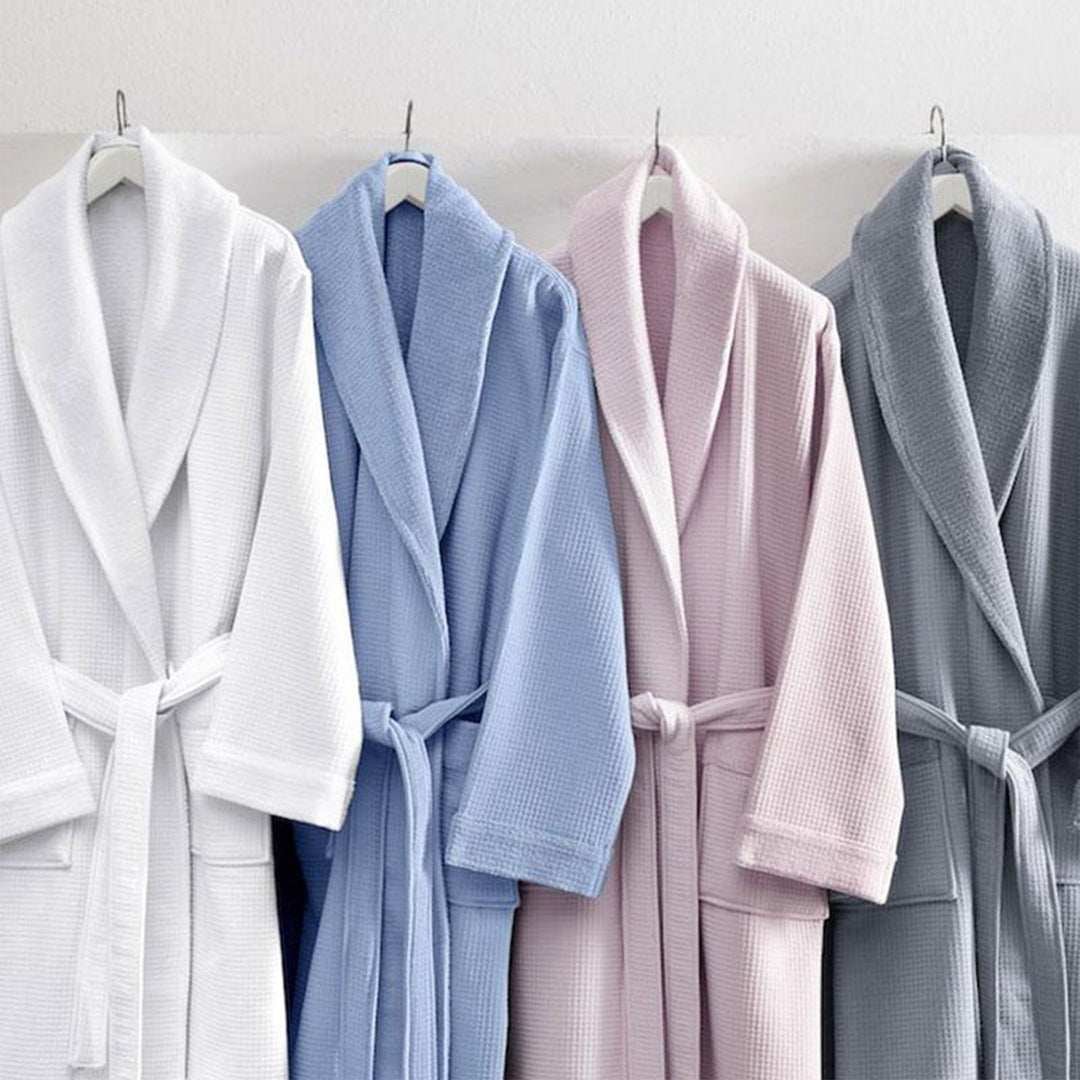Grund Ocean Isle 100 Percent Organic Turkish Cotton Bathrobe, Large, Slate Gray - VMInnovations