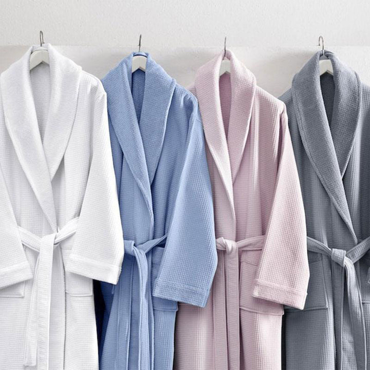 Grund Ocean Isle 100 Percent Organic Turkish Cotton Bathrobe, Large, Slate Gray - VMInnovations