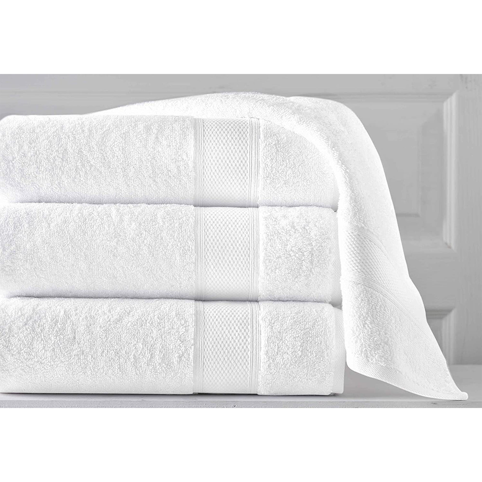 Grund Pinehurst Series Organic Cotton 16 x 30 Inch Hand Towels, Set of 2, White (Used)