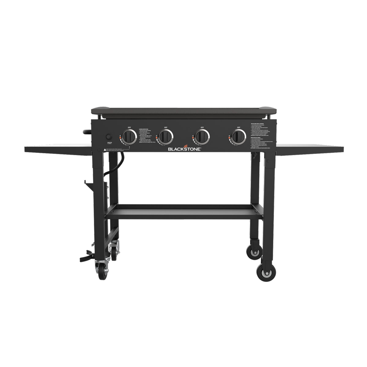 Blackstone 36 Inch 4 Burner Griddle Cooking Station with Storage Rack (Open Box)