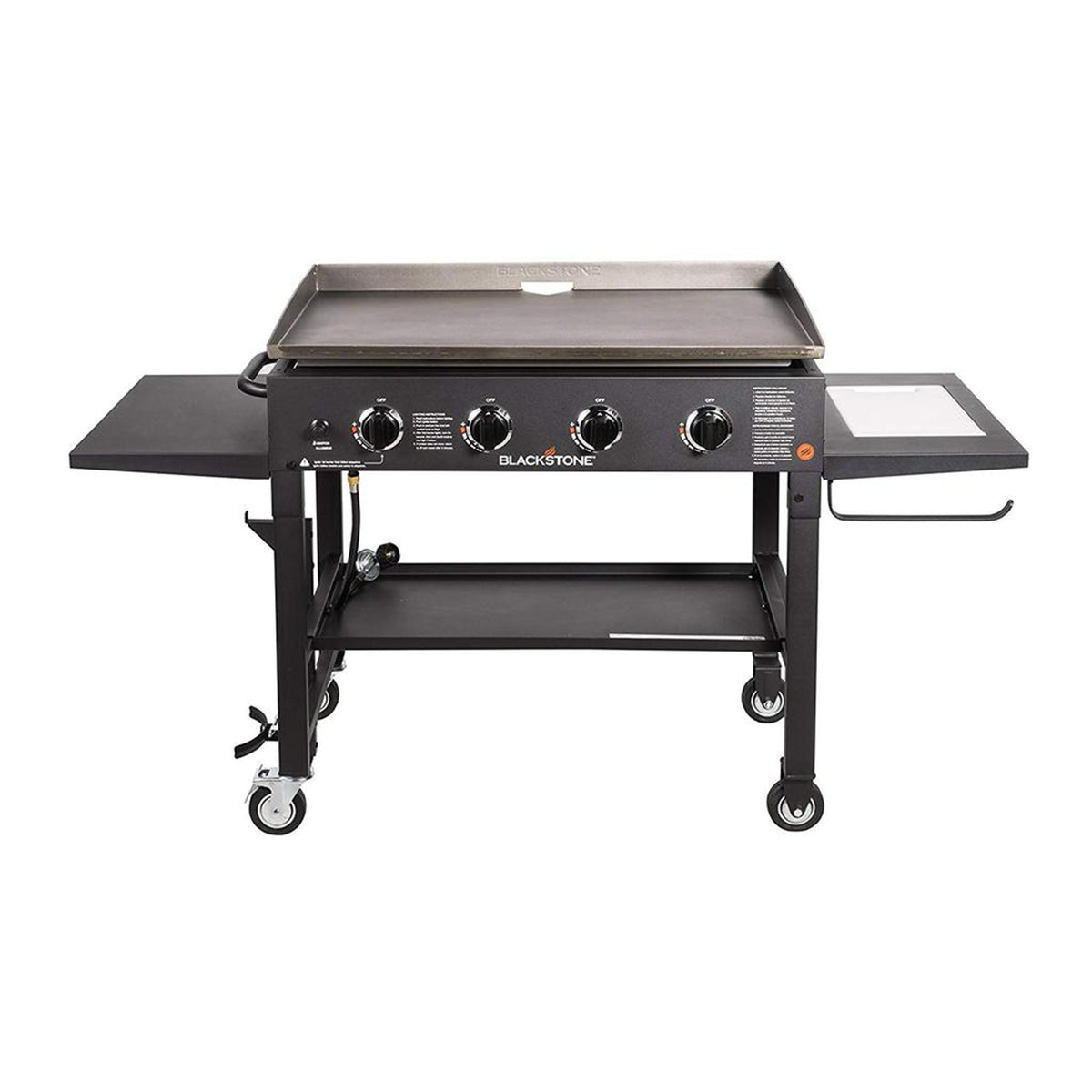Blackstone 36 Inch 4 Burner Griddle Cooking Station with Storage Rack (Open Box)