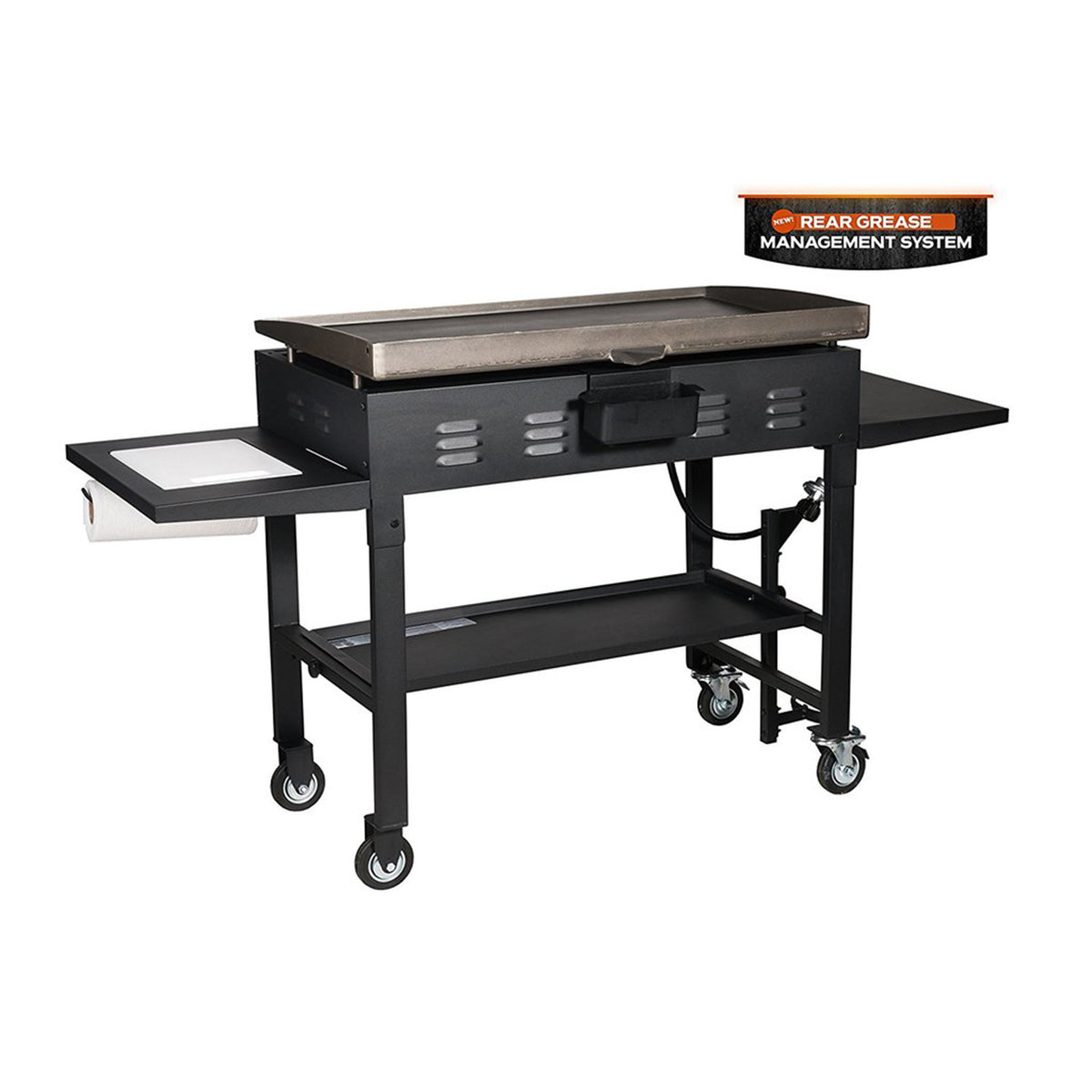Blackstone 36 Inch 4 Burner Griddle Cooking Station with Storage Rack (Open Box)