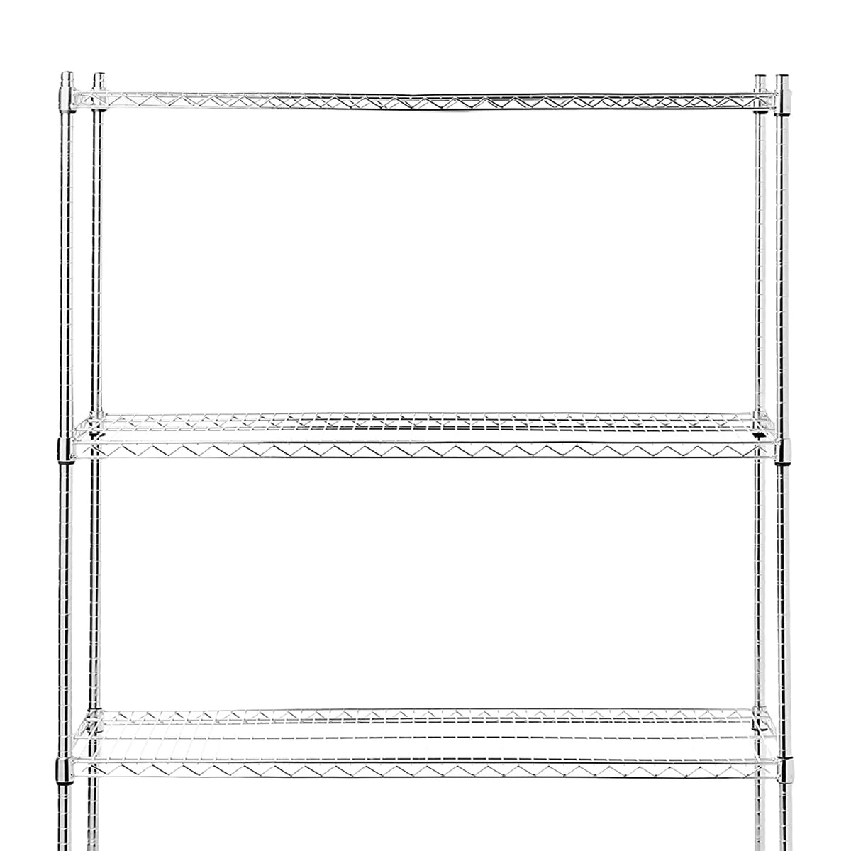 IRIS USA Heavy Adjustable 4 Shelf Wire Organization & Storage Unit (Open Box)