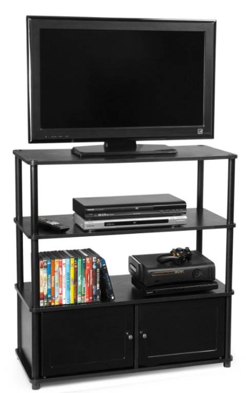 Convenience Concepts Designs-2-Go Highboy TV Stand, Large | 151239 - Open Box