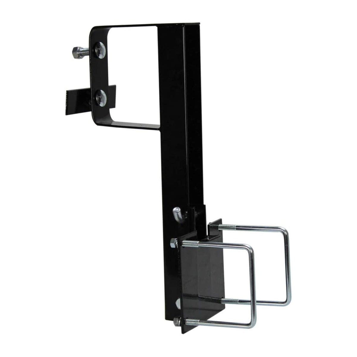 Quick Products Deluxe Fold Down Universal Heavy Duty RV Tire Carrier, Black