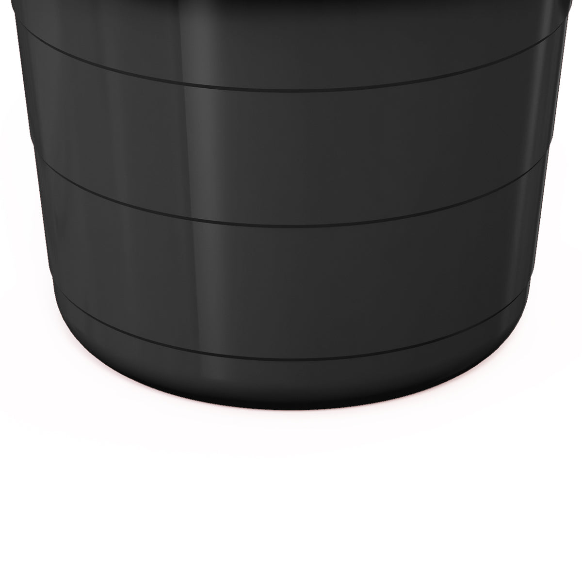 Mainstays 17 Gallon Plastic Storage Tub Bucket with Rope Handles, Black (Used)
