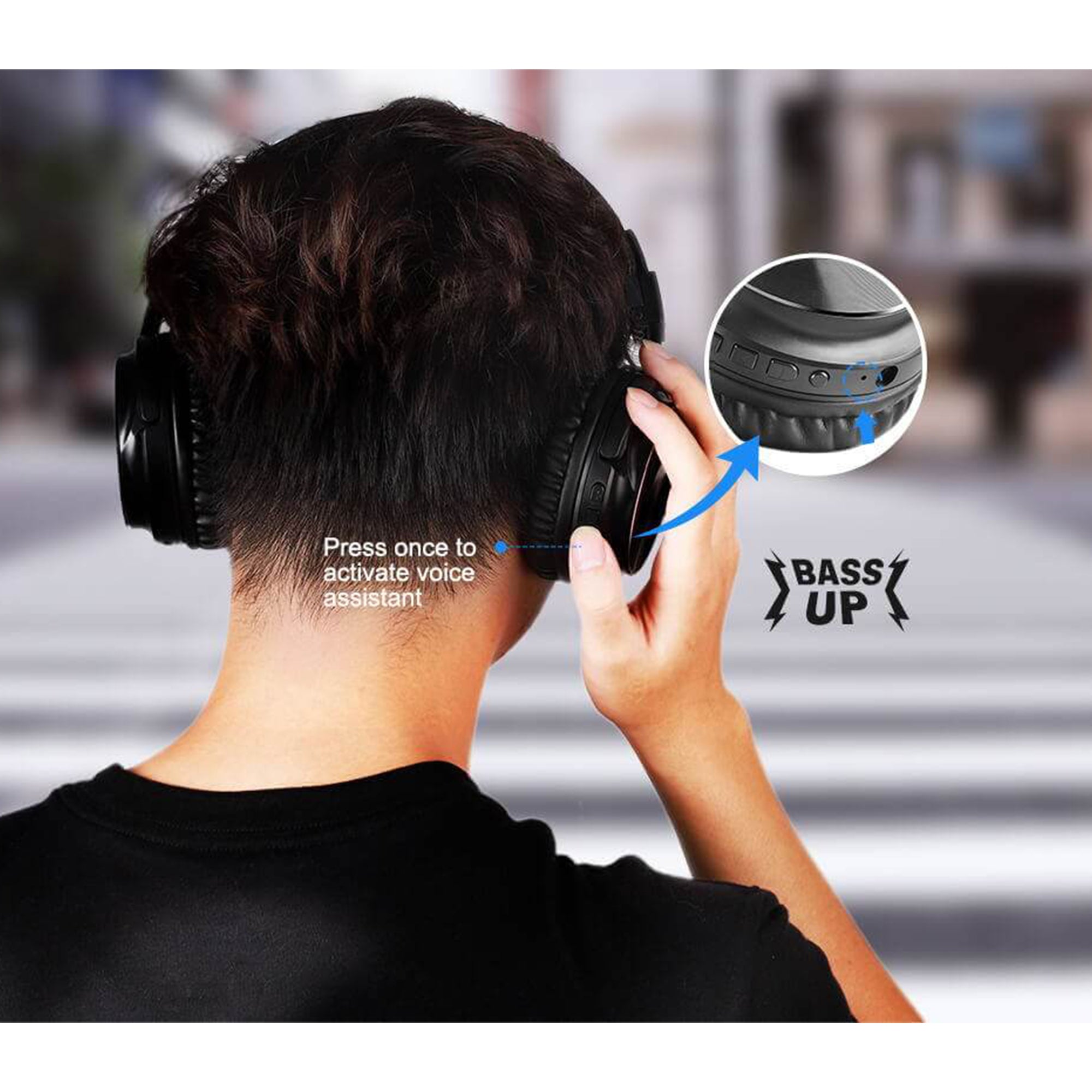 OneOdio Wireless Bluetooth Over the Ear Headphones with Voice Control (Open Box) - VMInnovations