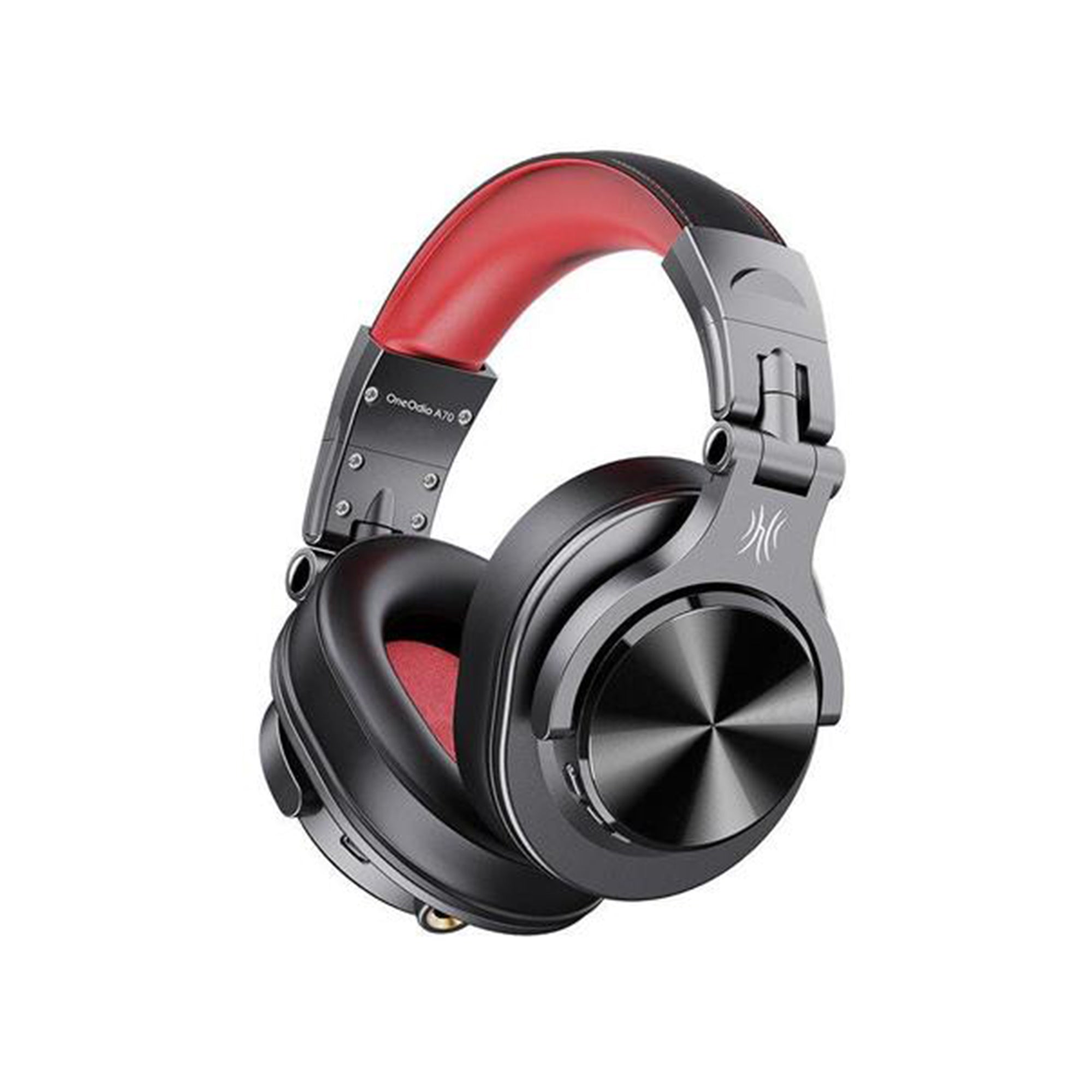 OneOdio A70 Fusion Over Ear Bluetooth Wired & Wireless Headphones, Black/Red - VMInnovations