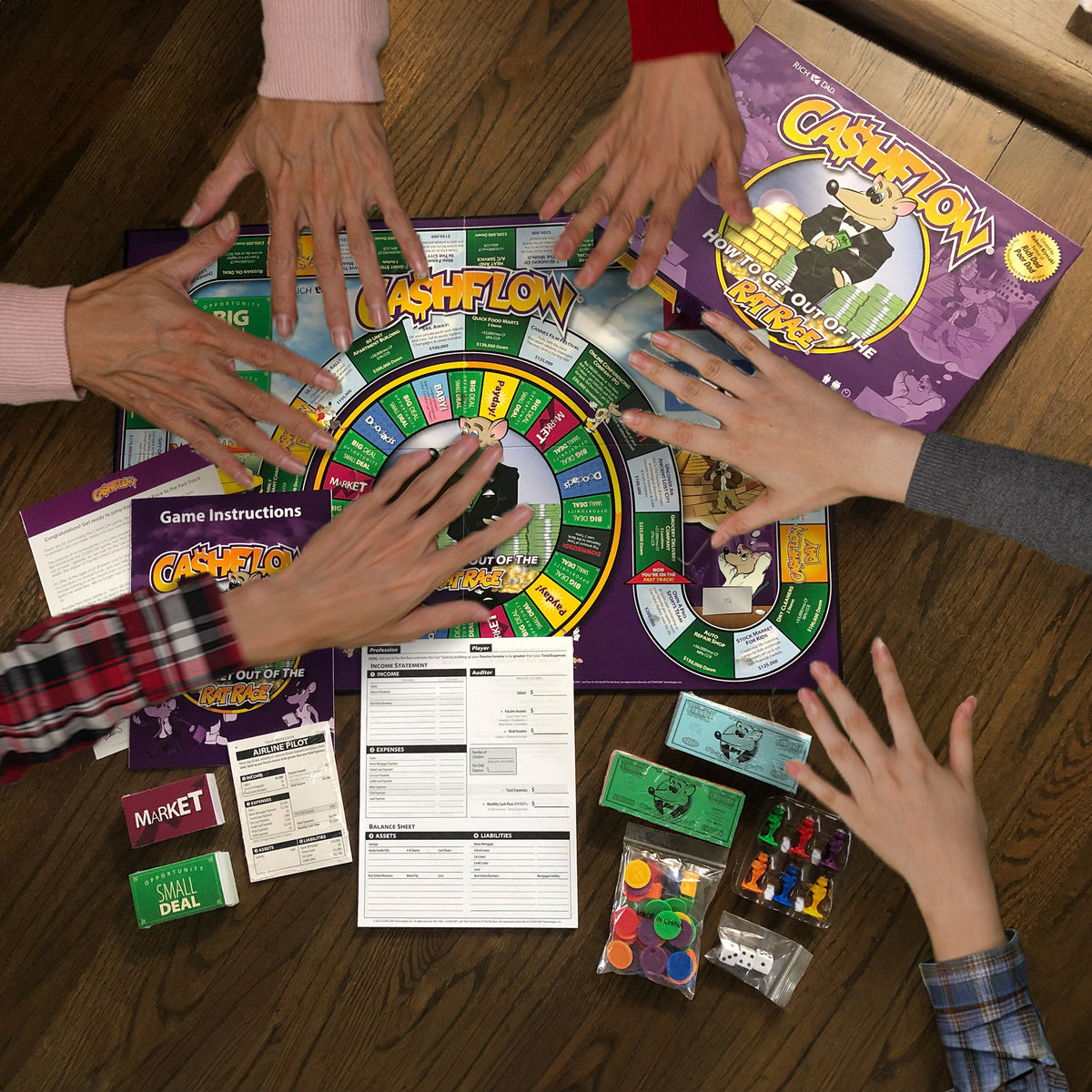 Rich Dad CASHFLOW Strategic Investing & Educational Board Game (Open Box)