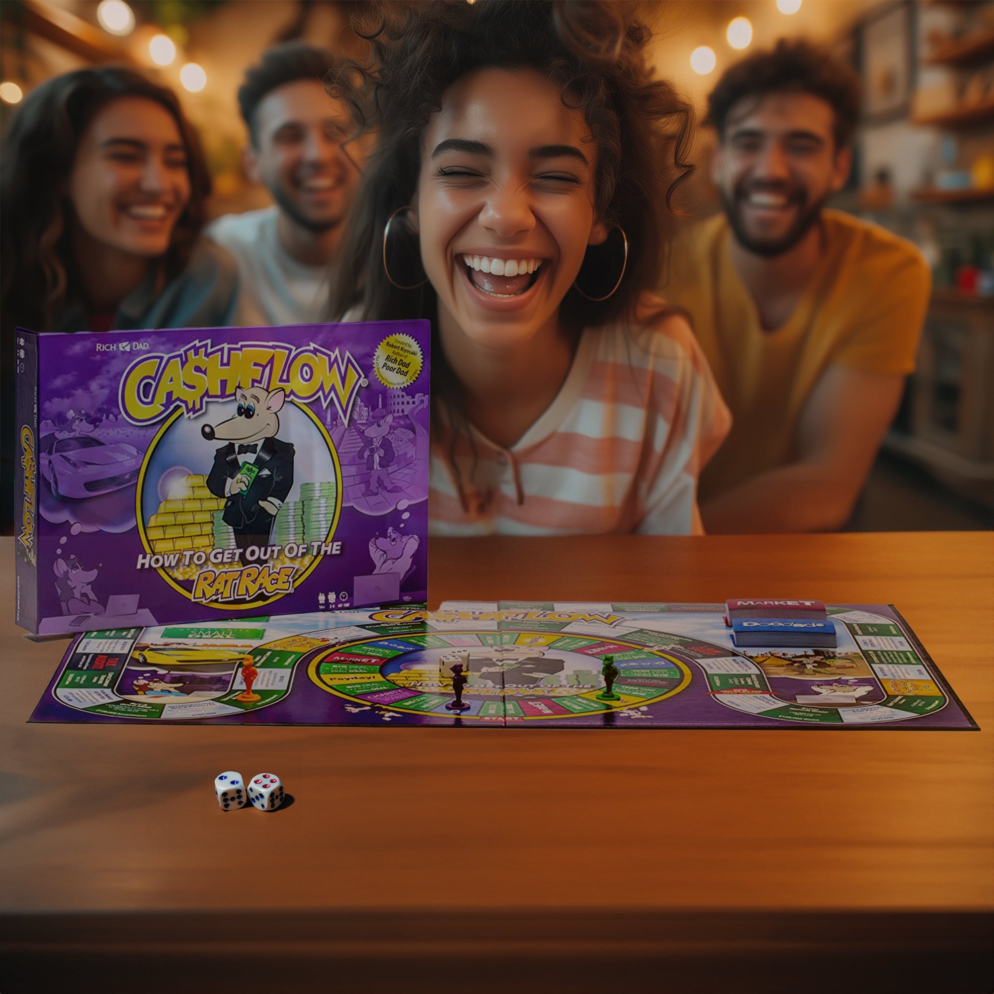 Rich Dad CASHFLOW Strategic Investing & Educational Game, 2020 Redesign (Used) - VMInnovations
