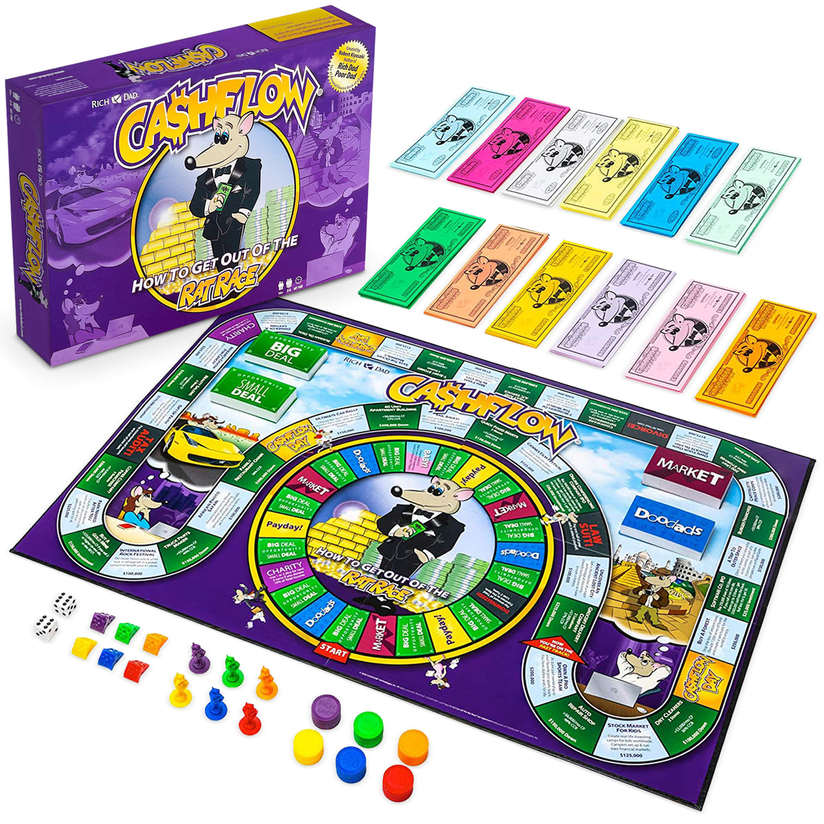 Rich Dad CASHFLOW Strategic Investing & Educational Board Game (Open Box)