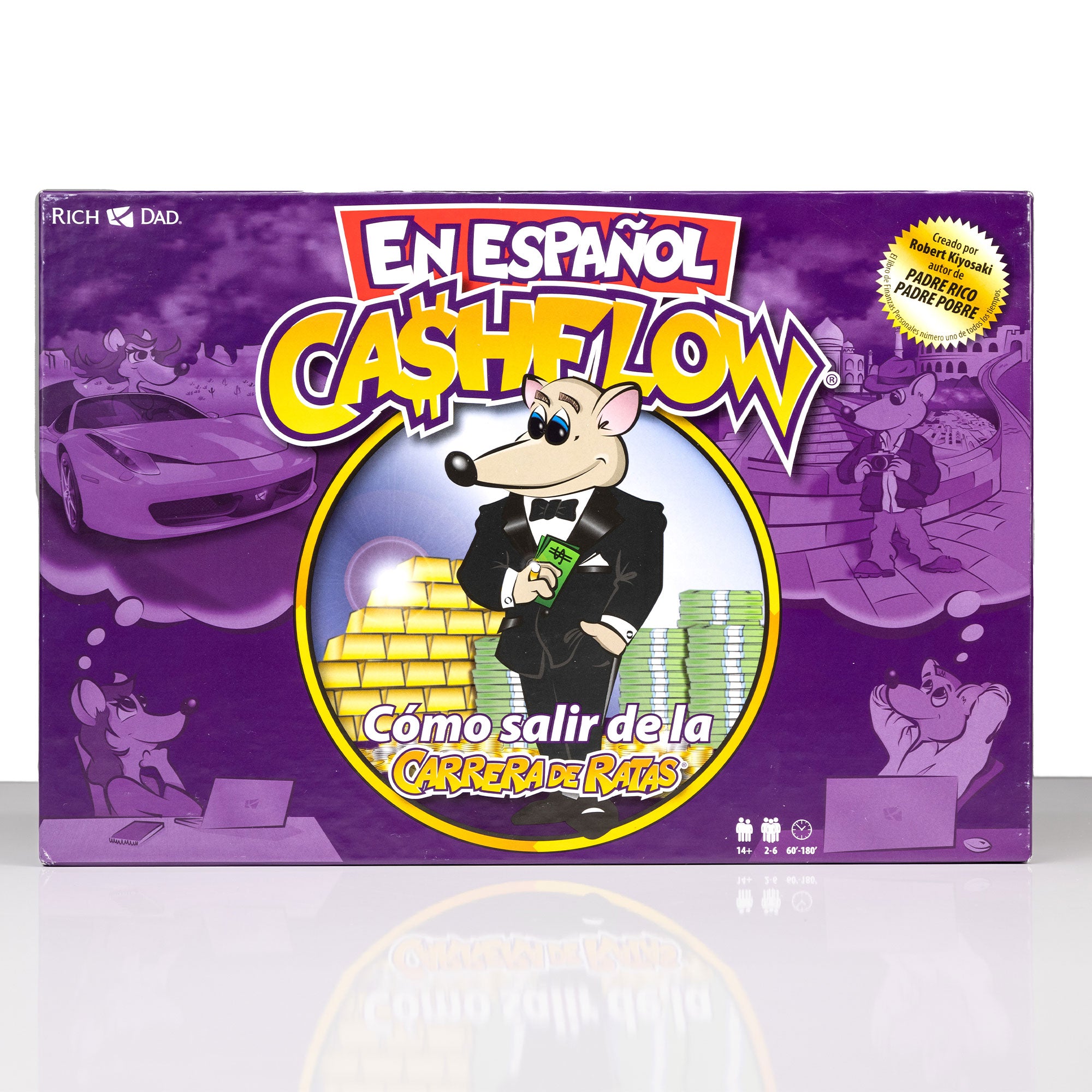 Rich Dad CASHFLOW Strategic Investing & Educational Board Game En Español (Used) - VMInnovations