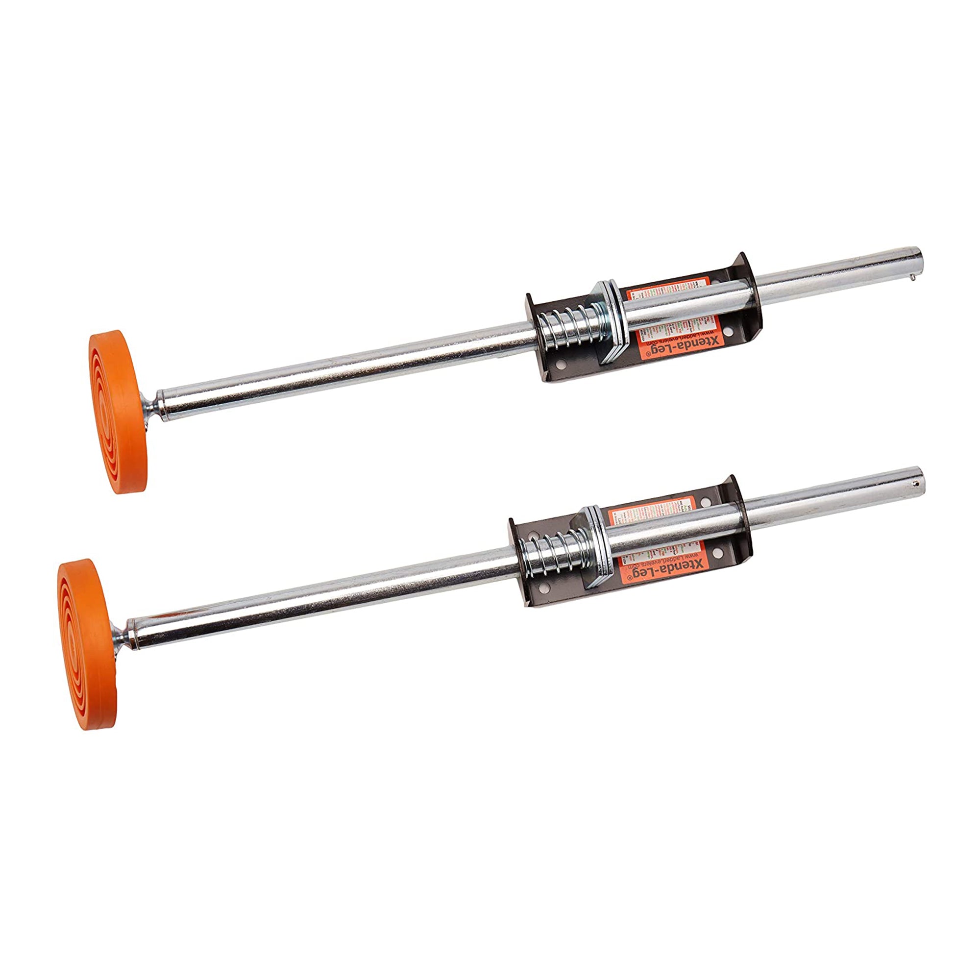 Xtenda-Leg Steel Extension Ladder Leveler with Rubber Adjustable Feet (2 Pack)