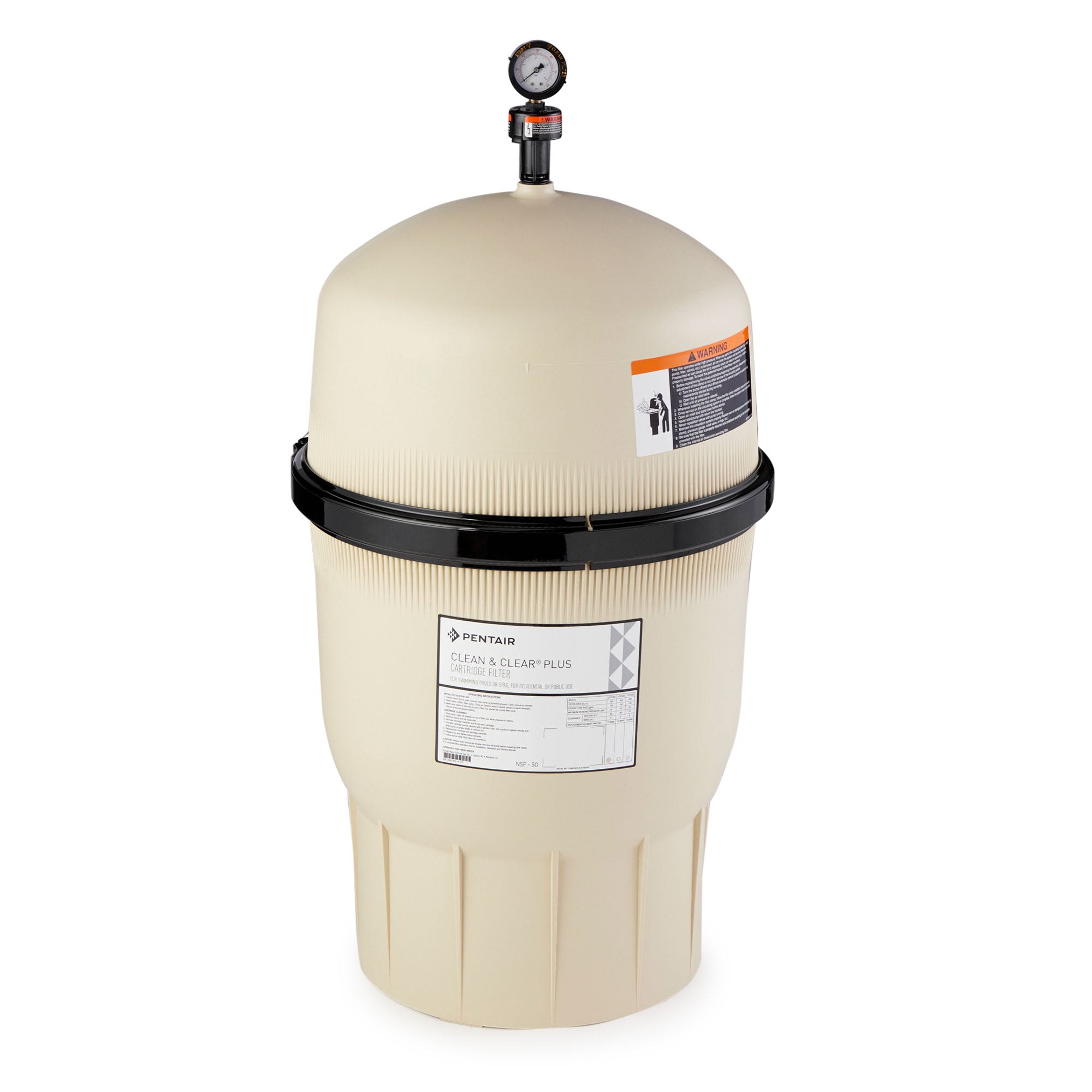 Pentair 160340 CCP320 Clean & Clear Plus Replacement Pool Filter Cartridge, Tan
