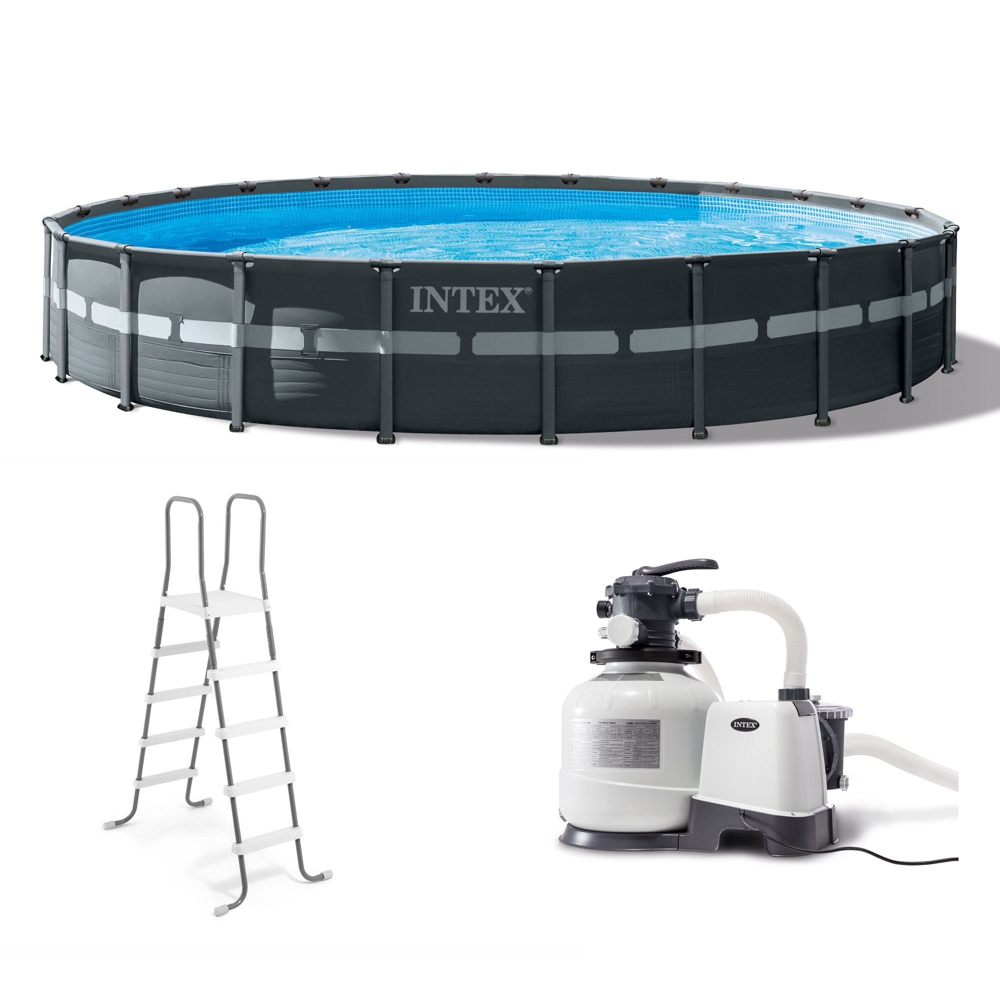 Intex 24' x 52" Ultra XTR Frame Above Ground Pool Set with 3 In Chlorine Tablets - VMInnovations