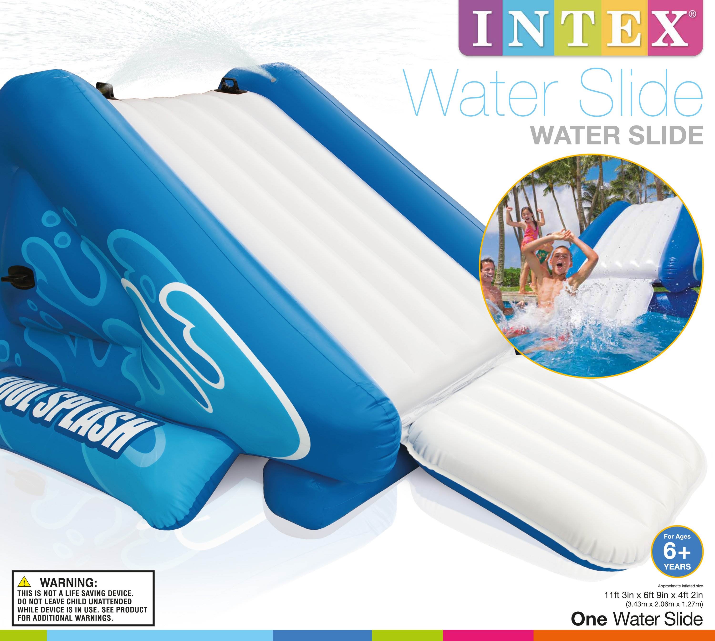 Intex Kool Splash Inflatable Swimming Pool Water Slide | 58851EP (Open Box)