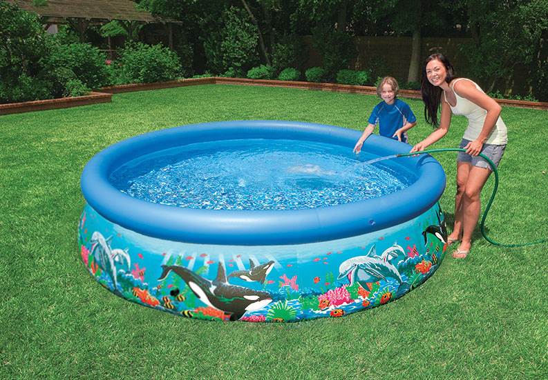 Intex 10' x30" Easy Set Swimming Pool & Filtration Pump | 28125EH (Open Box)