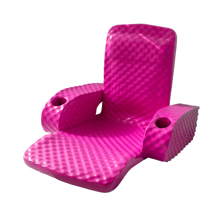 TRC Recreation Folding Baja Chair Swimming Pool Float Armchair, Flamingo Pink - VMInnovations