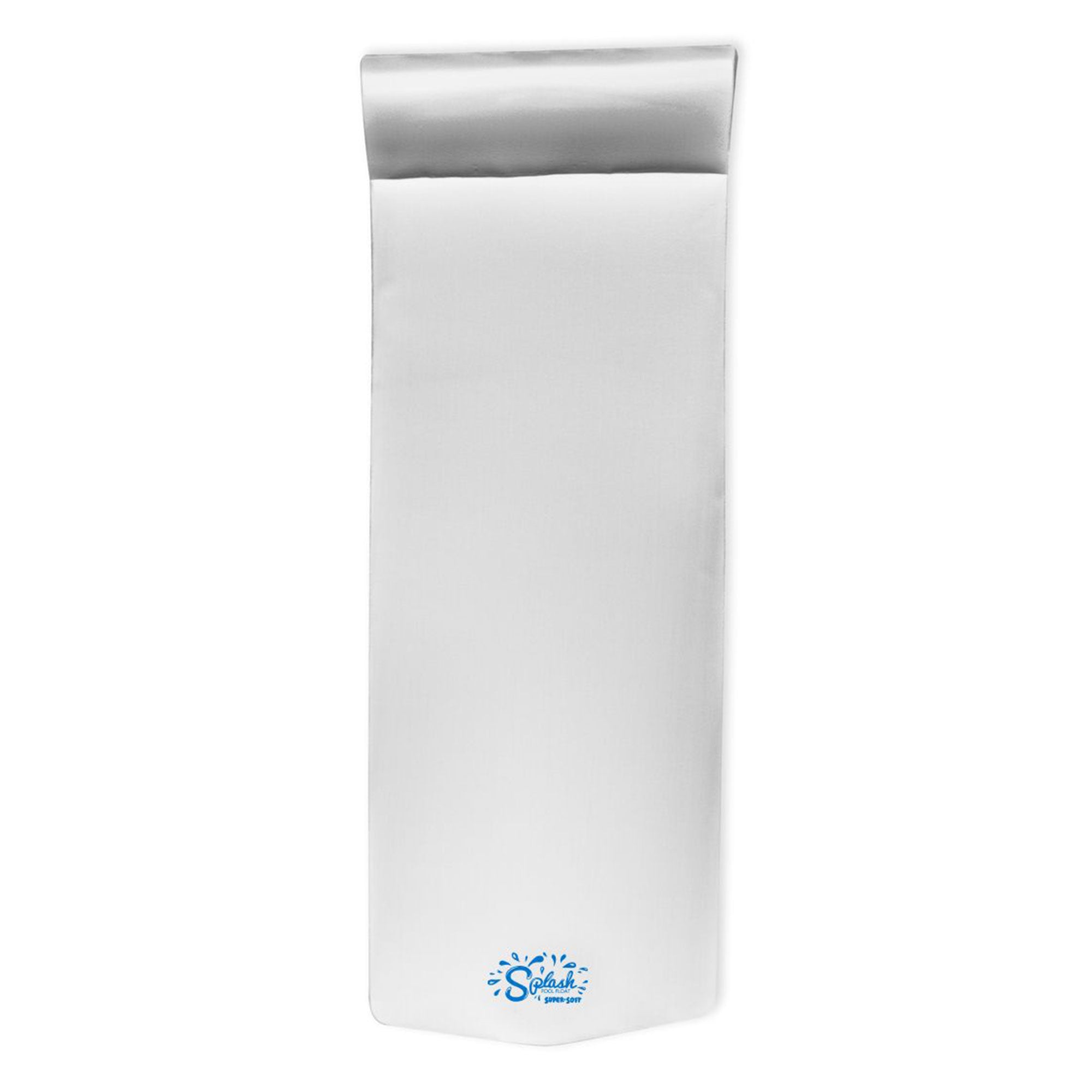 TRC Recreation Splash 1.25" Thick Foam Swimming Pool Float Lounger Mat, White - VMInnovations