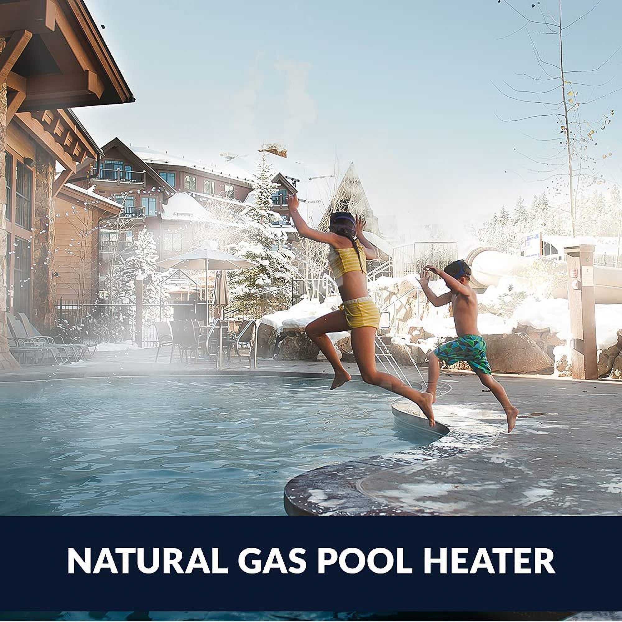 Hayward H Series 400,000 BTU Natural Gas In Ground Pool and Spa Heater (Used) - VMInnovations